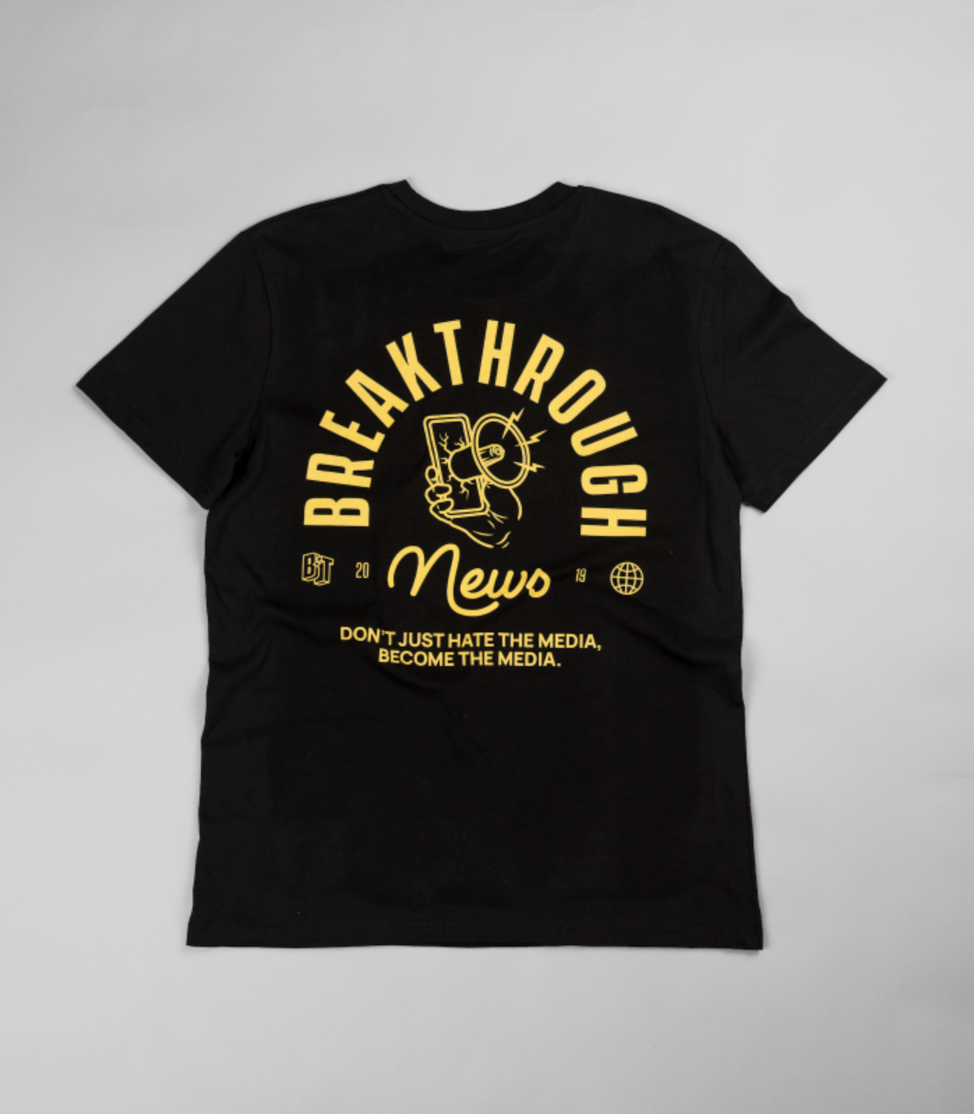 BreakThrough News - Become the Media Tee