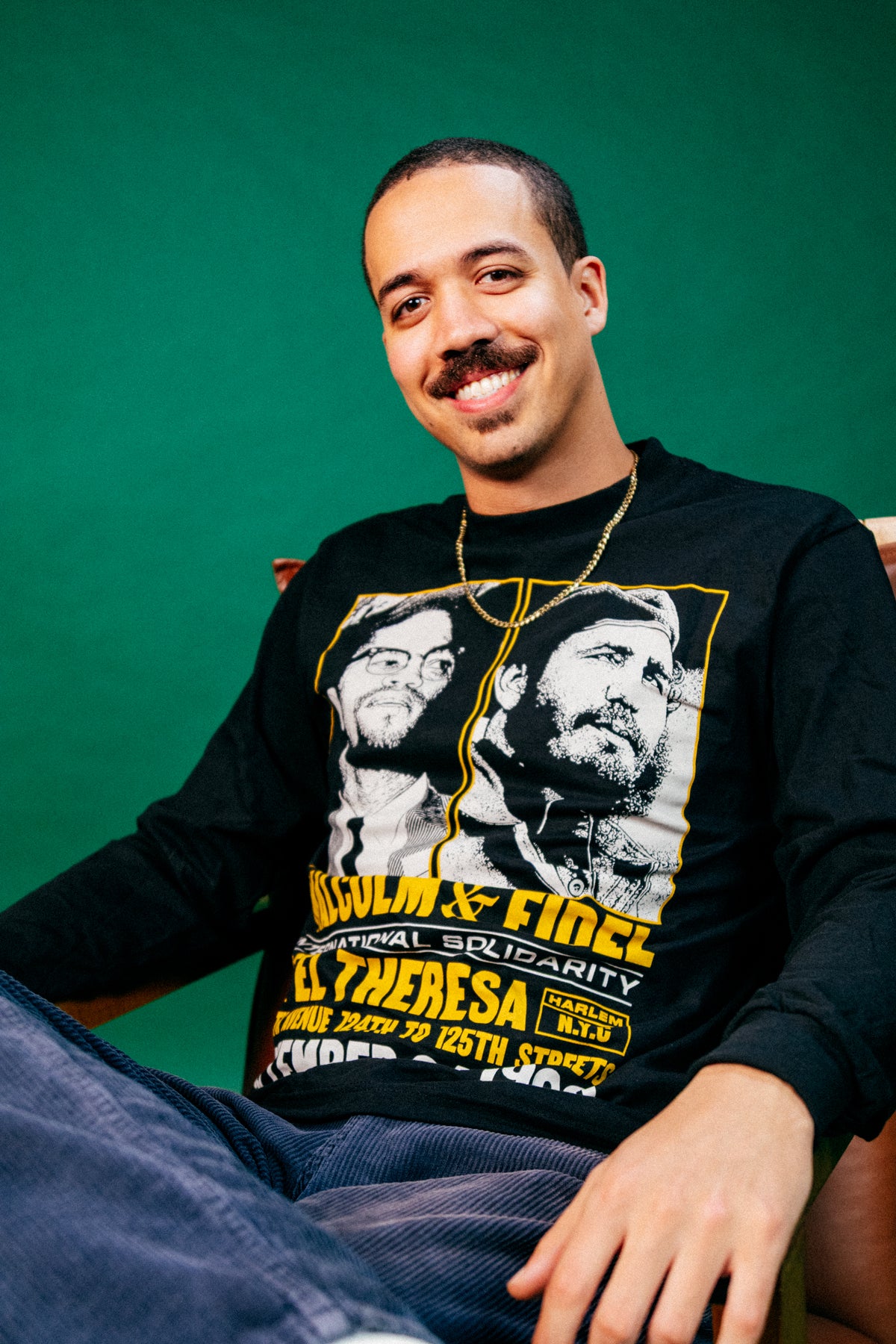 Malcolm & Fidel at Hotel Theresa - Long Sleeve Shirt