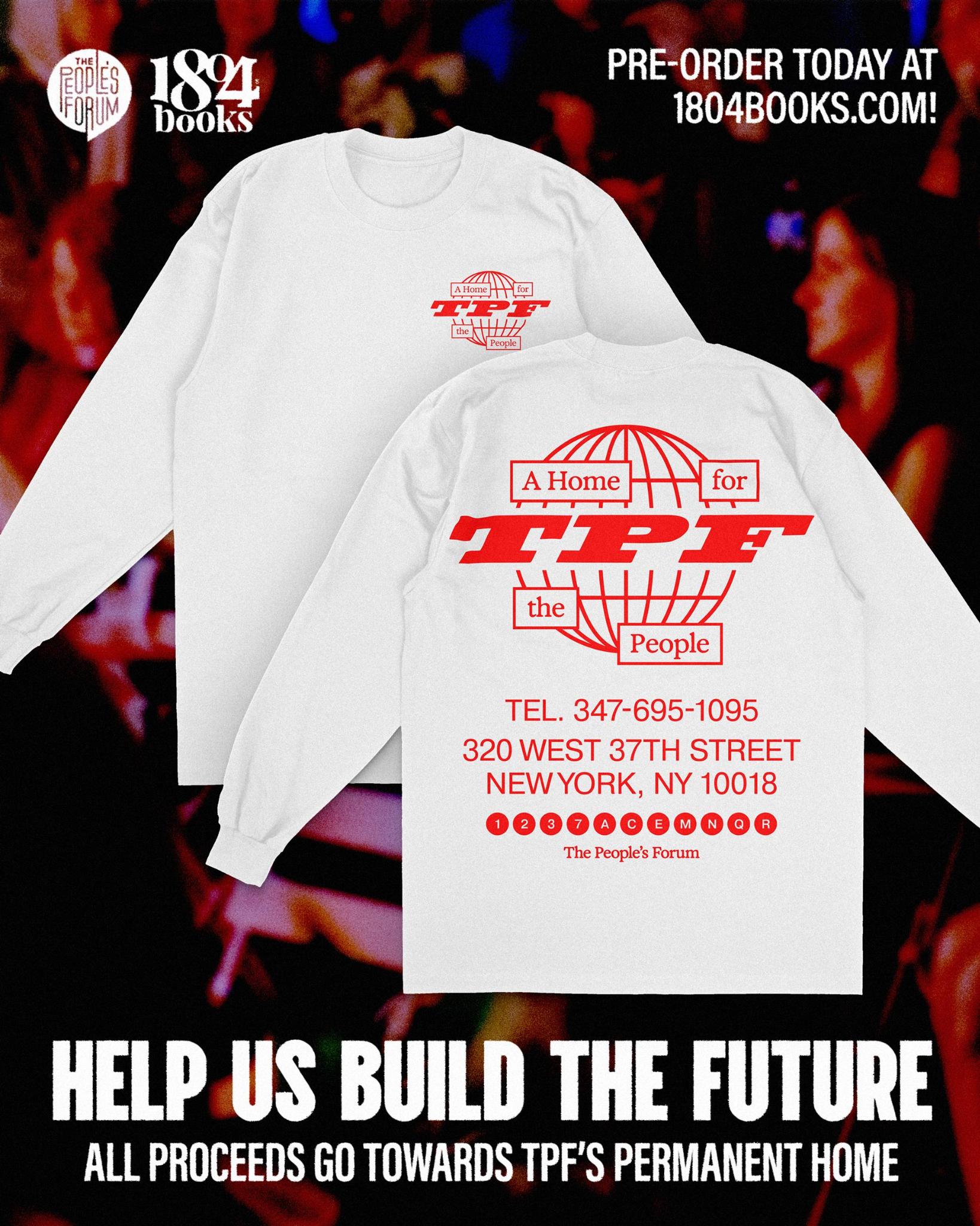 PRE-ORDER: TPF Tee/ Long Sleeve Shirt – Build the Future